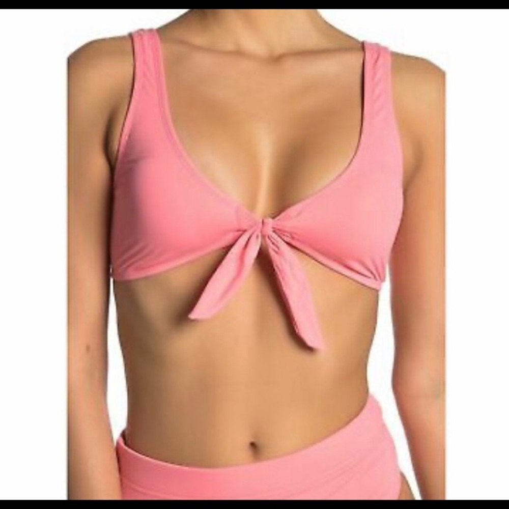 Bikini Lab Pink Tie Bikini Top